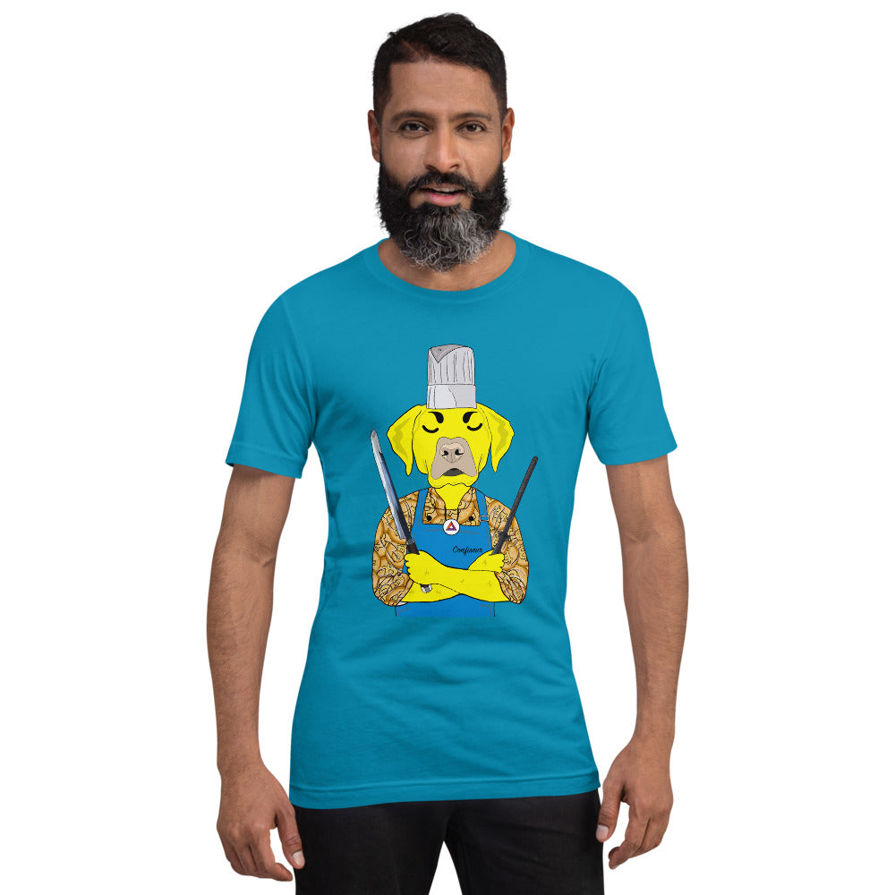 Chef Boi R Doge: Members only merch: Short-Sleeve Unisex T-Shirt 3