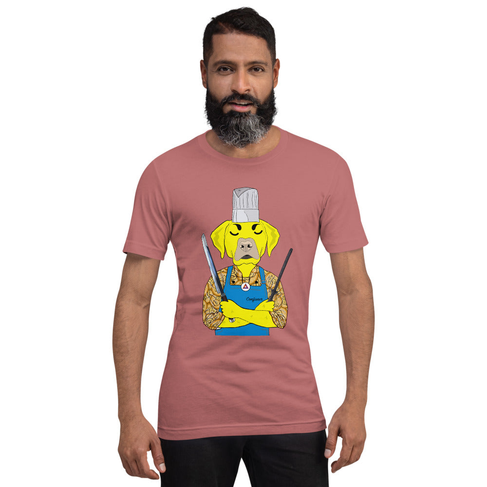 Chef Boi R Doge: Members only merch: Short-Sleeve Unisex T-Shirt 3