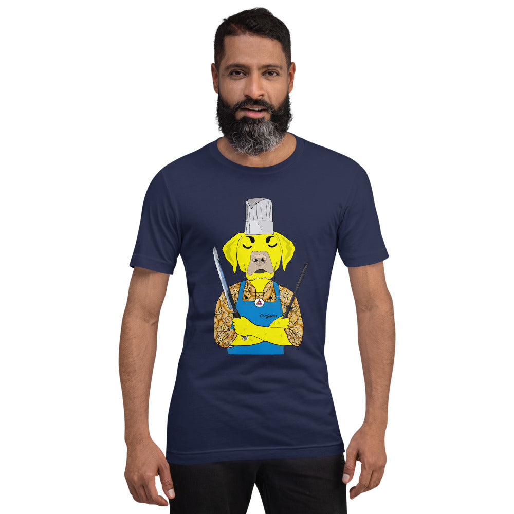 Chef Boi R Doge: Members only merch: Short-Sleeve Unisex T-Shirt 3