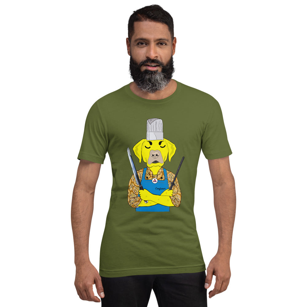 Chef Boi R Doge: Members only merch: Short-Sleeve Unisex T-Shirt 3