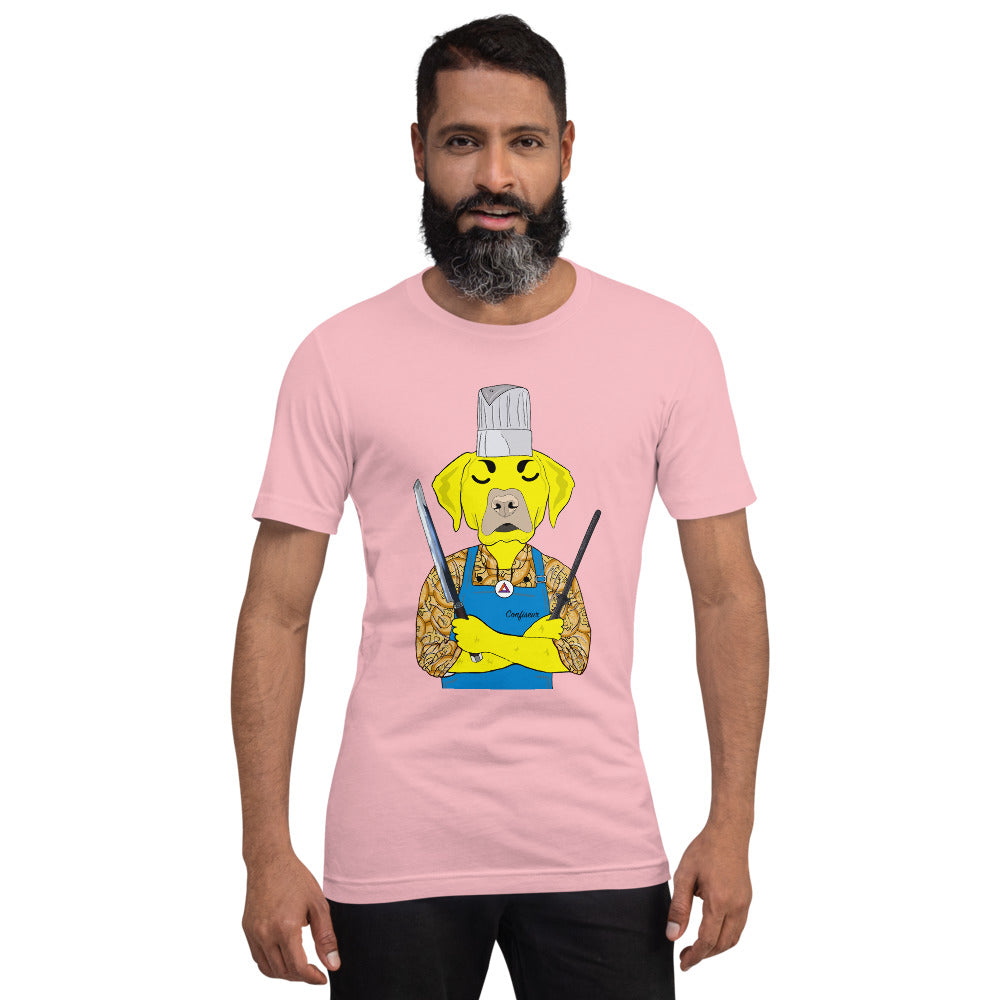 Chef Boi R Doge: Members only merch: Short-Sleeve Unisex T-Shirt 3